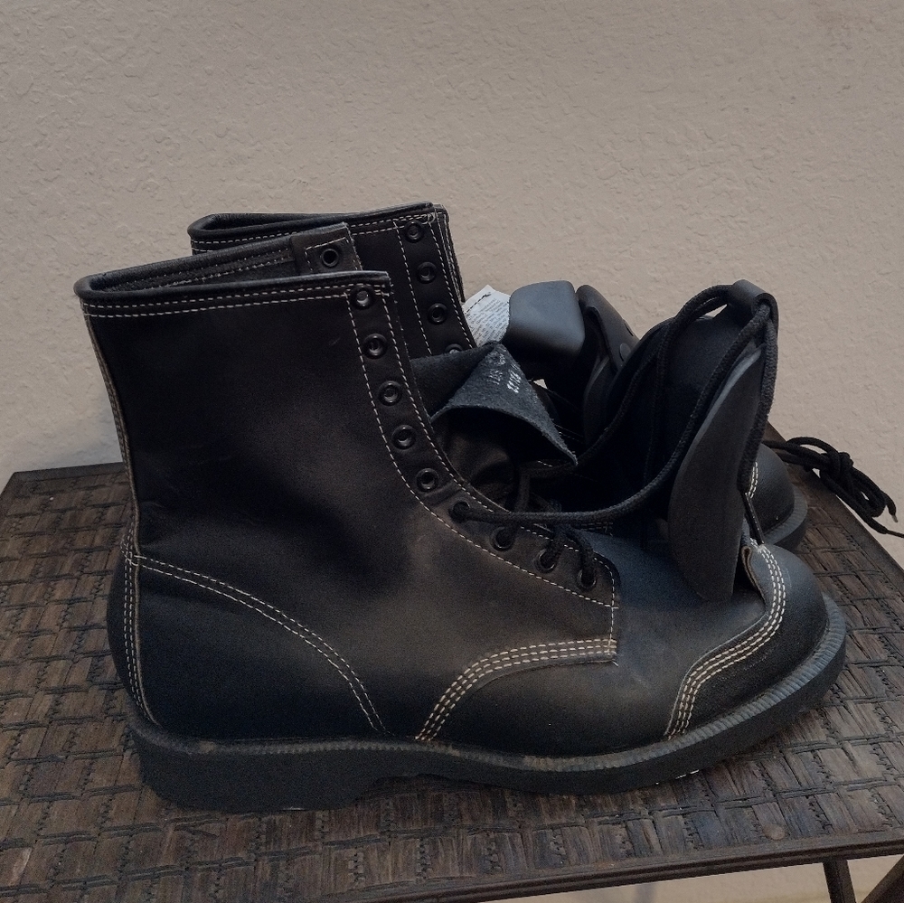BF steel toe work boots